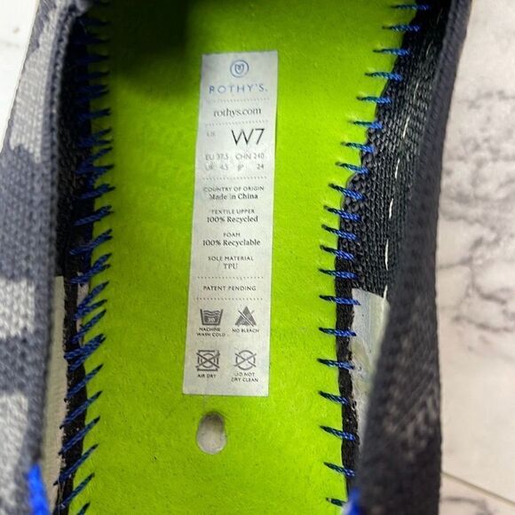 Rothy's The Original Slip On Sneaker in Camo 7 - Picture 7 of 8